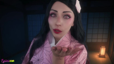Egilea ASMR - 14 May 2025 - Nezuko Gently Blows You Kisses - Fullthot