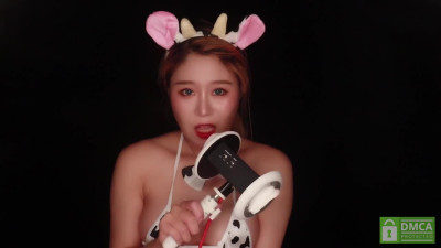 Uying ASMR / Yui ASMR - milky cowgirl - Fullthot