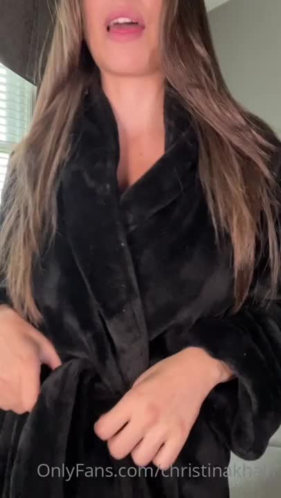 Christina Khalil - Black Dildo
