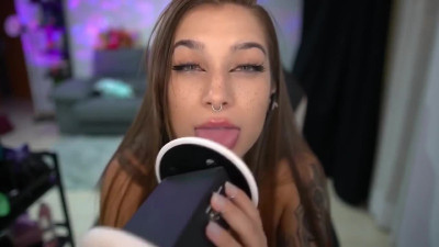 Aku ASMR - Close Up Ear Eating - Fullthot