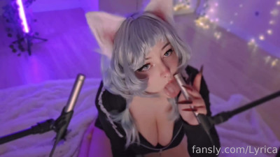 Lyrica - ASMR Binaural Kitty Licking - Fullthot