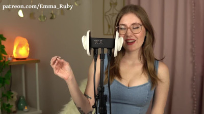 Emma Ruby ASMR Ear Licking - Fullthot